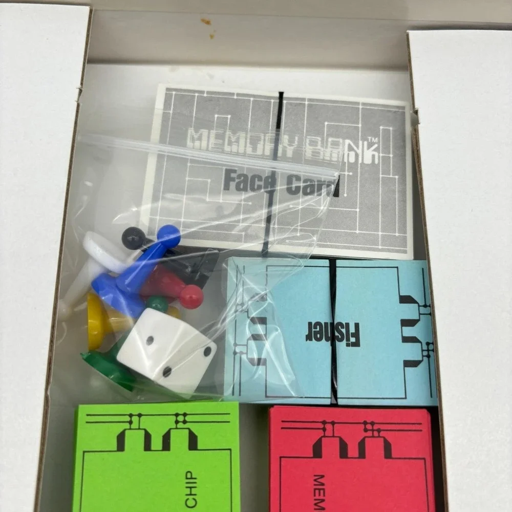 VINTAGE Memory Bank Game COMPLETE James A Fisher 1985 Challenges Family